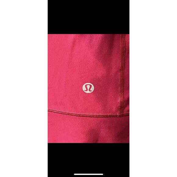Lululemon In Stride Jacket Full Zip •8• Thumbholes Pockets Violet Red LW4AW4S - Picture 7 of 8